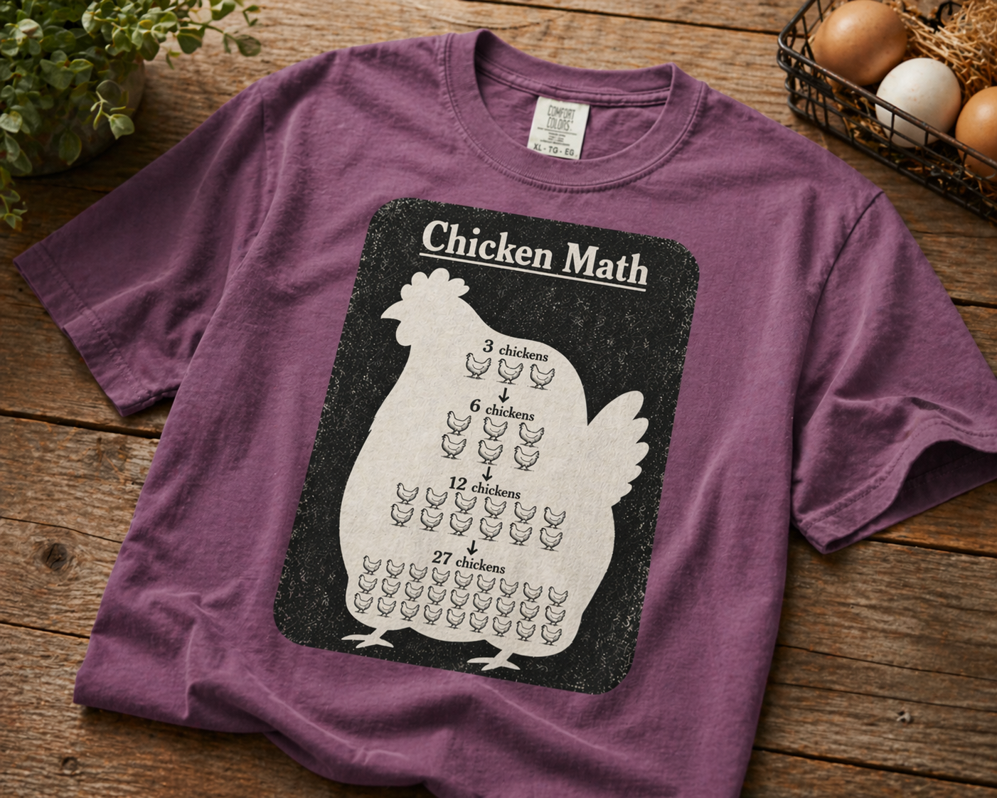 Chicken Math T-Shirt