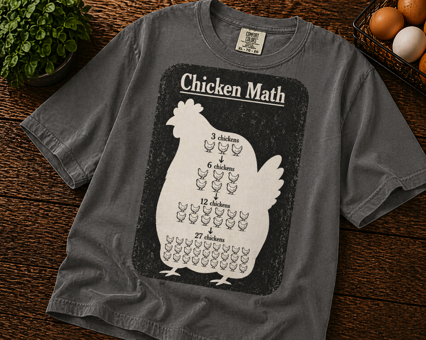 Chicken Math T-Shirt